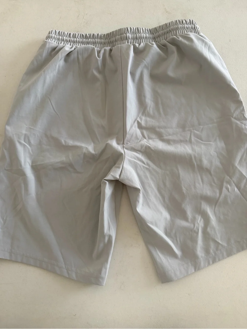 Boys Champion Light Gray Elastic Waist Shorts